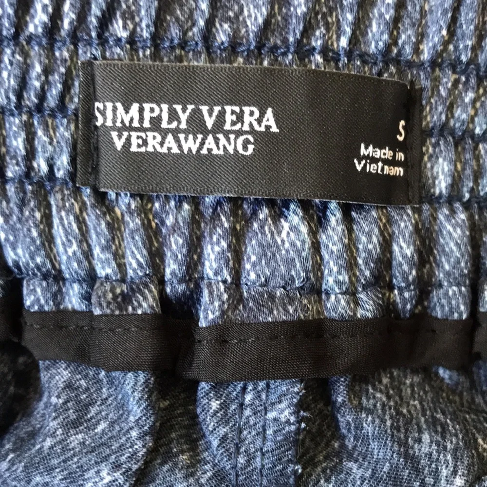 NEW‎ Simply Vera Vera Wang Effortless Denim Wash Jogger Pants